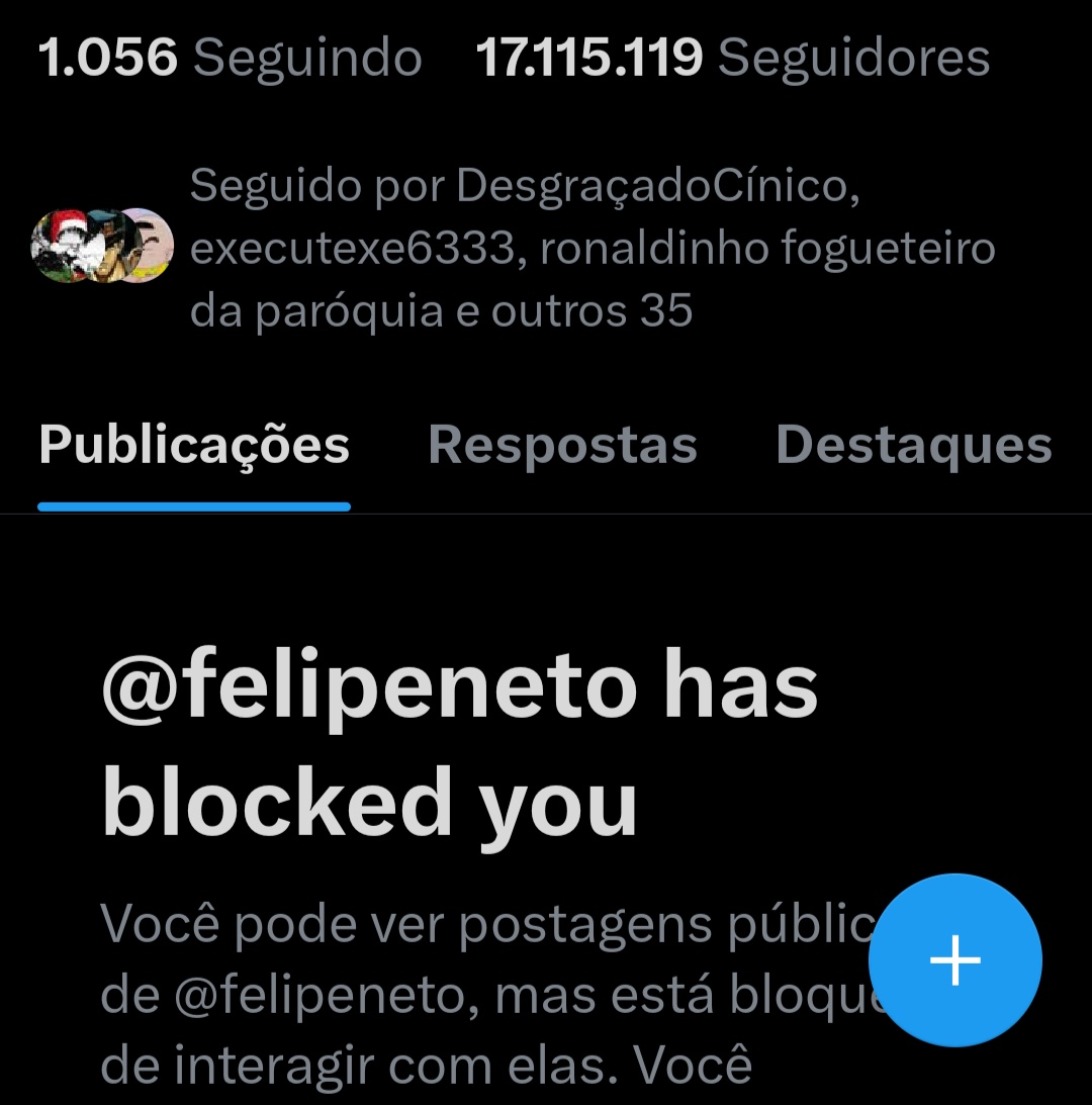 Pequen0Zer0's tweet image. O FELIPE NETO ME BLOQUEOU
KKKKKKKKKKKKKKKKKKKKKKKKKKKKKKKKKKKKKKKKKKKKKKKKKKKKKKKKKKKKKKKKKKKKKKKKK
EU NÃO ACREDITO NISSO PQP EU TÔ CHORANDO