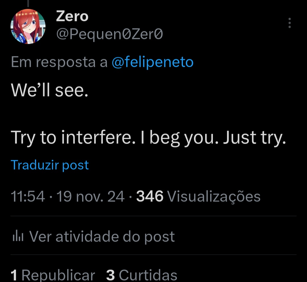 Pequen0Zer0's tweet image. O FELIPE NETO ME BLOQUEOU
KKKKKKKKKKKKKKKKKKKKKKKKKKKKKKKKKKKKKKKKKKKKKKKKKKKKKKKKKKKKKKKKKKKKKKKKK
EU NÃO ACREDITO NISSO PQP EU TÔ CHORANDO