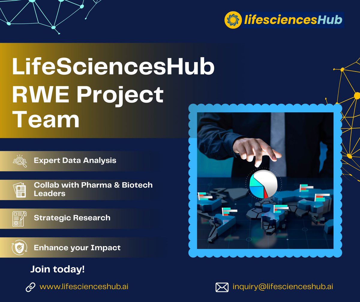 EmpiricBio's tweet photo. 3 Ways EmpiricBio Supports @LifeSciencesHub Project Teams:
 1️⃣ Expert Data Analysis 2️⃣ Collaboration with Pharma &amp; Biotech Leaders 3️⃣ Strategic Research in Real-World Evidence
 Ready to make an impact?

Learn More: https://t.co/wWBVC0wacA  
#EmpiricBio #DataScience #HEOR https://t.co/IEuWoINFK6