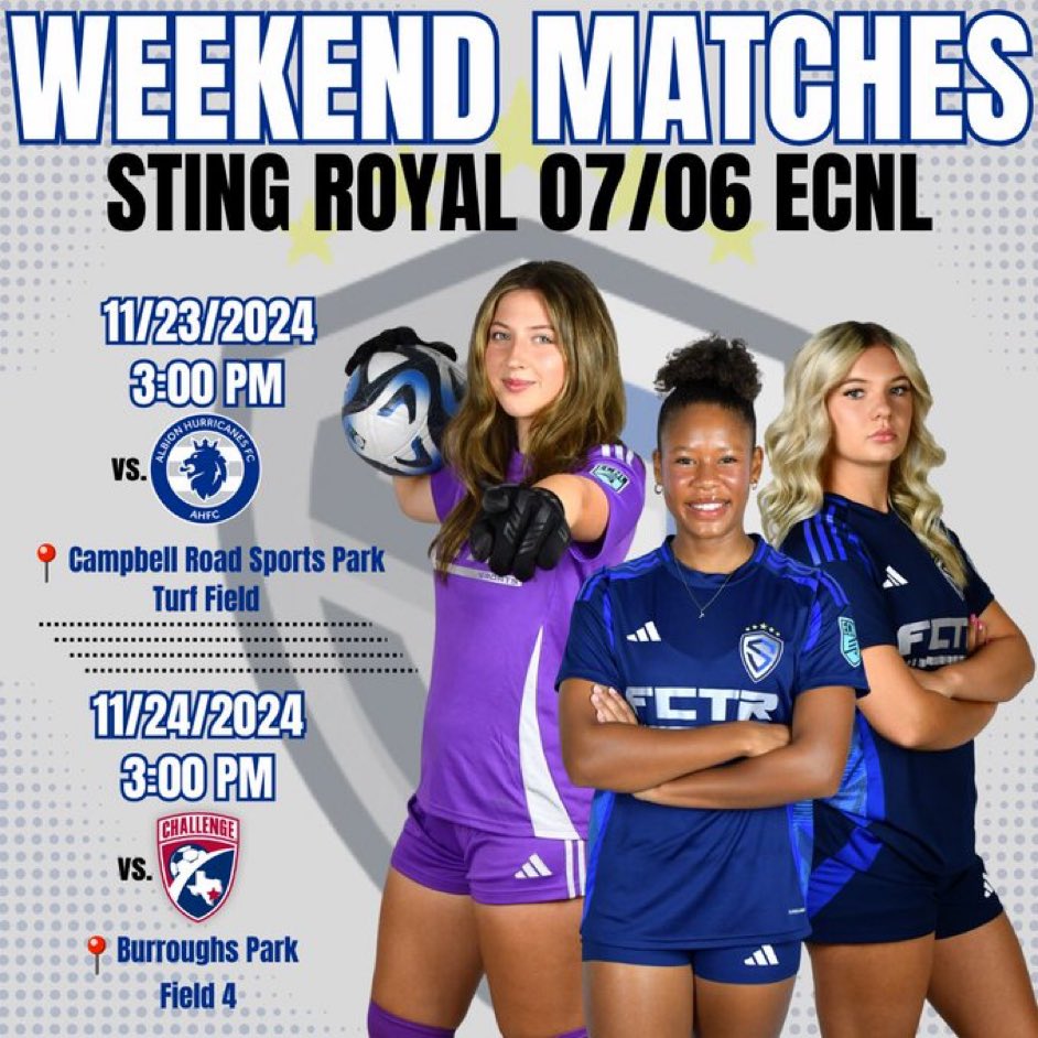 Clara Dowdle - 2026- #16 (@clara_dowdle) on Twitter photo Are you going to be in Houston?!!
Come watch us play!
<a href="/ImYouthSoccer/">ECNL/GA/Recruiting/College Soccer</a> <a href="/ImCollegeSoccer/">College Soccer Truth ™</a> <a href="/Smedley033/">Smedleys Soccer Site</a> <a href="/nxt1sports/">NXT 1</a> <a href="/TopDrawerSoccer/">TopDrawerSoccer</a> <a href="/TheSoccerWire/">SoccerWire</a> <a href="/PrepSoccerTX/">Prep Soccer Texas</a>
<a href="/StngRoyal06ECNL/">Sting Royal 07/06G ECNL</a> <a href="/RockyMonk8/">Rocky Monk</a> Are you going to be in Houston?!!
Come watch us play!
<a href="/ImYouthSoccer/">ECNL/GA/Recruiting/College Soccer</a> <a href="/ImCollegeSoccer/">College Soccer Truth ™</a> <a href="/Smedley033/">Smedleys Soccer Site</a> <a href="/nxt1sports/">NXT 1</a> <a href="/TopDrawerSoccer/">TopDrawerSoccer</a> <a href="/TheSoccerWire/">SoccerWire</a> <a href="/PrepSoccerTX/">Prep Soccer Texas</a>
<a href="/StngRoyal06ECNL/">Sting Royal 07/06G ECNL</a> <a href="/RockyMonk8/">Rocky Monk</a>