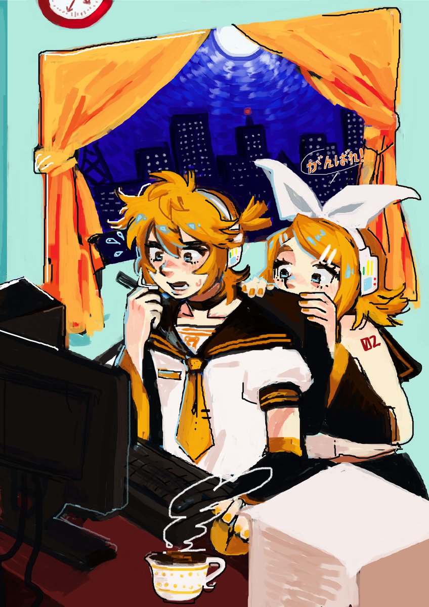 my piece based on hot cocoa ( a restless night's song) for <a href="/vocaloheartbeat/">HEARTBEATS VOCALOID ZINE</a> <3 super glad to be a part of this zine, please check it out! [#vocaloid]