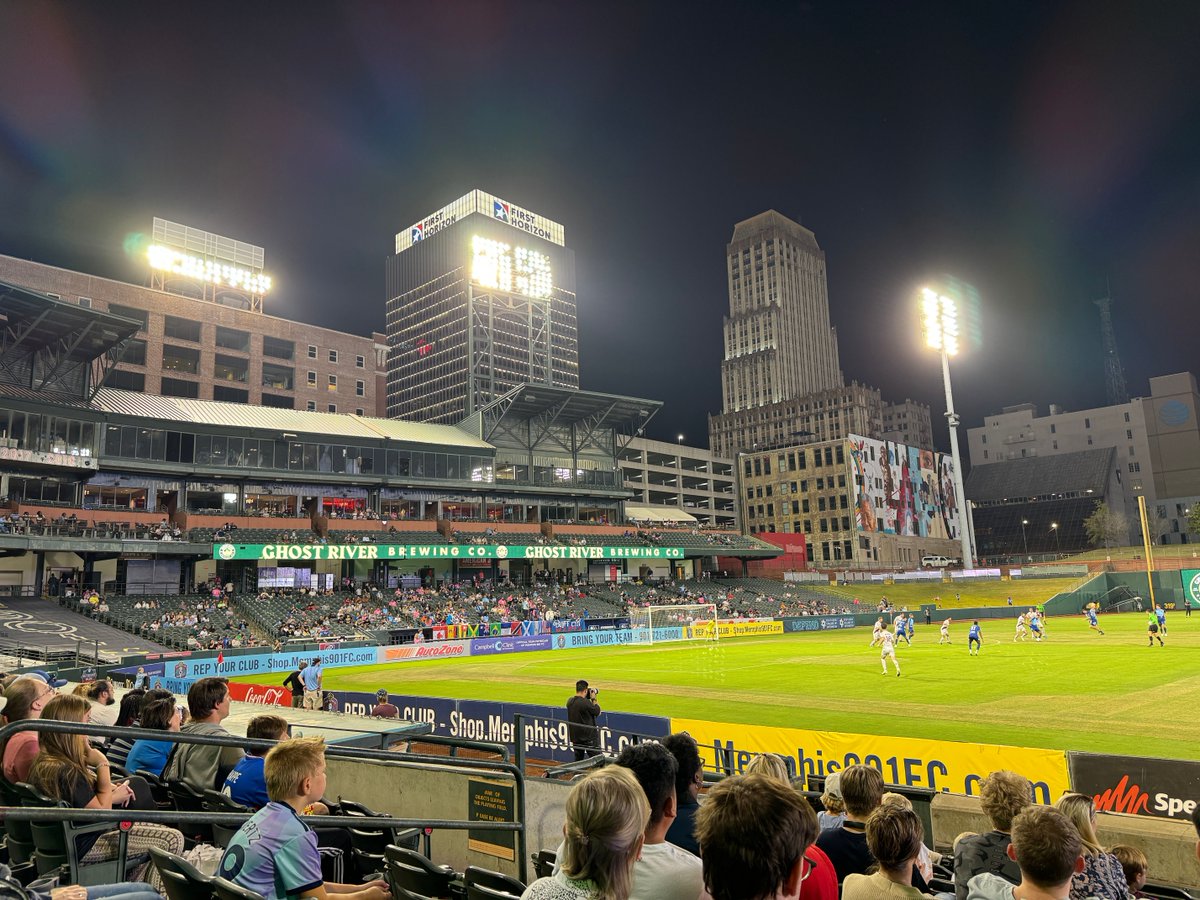 PlayWhereUStay's tweet photo. You will be deeply missed, 901 FC 💙 Thank you for inspiring Memphis and making soccer more accessible. PWYS players loved cheering for you and dreaming big on the field. We wish you the best in Santa Barbara. You’ll always have a place in Memphis’ heart! 🫶 https://t.co/DYnNnYjd6K