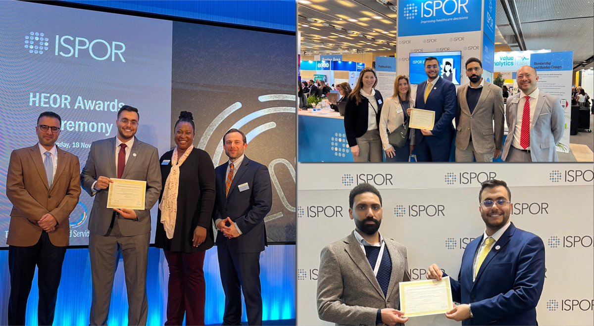 تكرم الفرع ISPOR الطلابي في جامعة الملك سعود بجائزة ISPOR لأفضل فرع طلابي على مستوى العالم في مؤتمر #ISPOREurope في برشلونة، إسبانيا! 🌍🏆

هذا الإنجاز يعكس الجهد والعمل المتفاني لفريقنا الرائع، ويبرز التقدم المتزايد للمملكة العربية السعودية في مجال اقتصاديات الصحة وبحوث النتائج