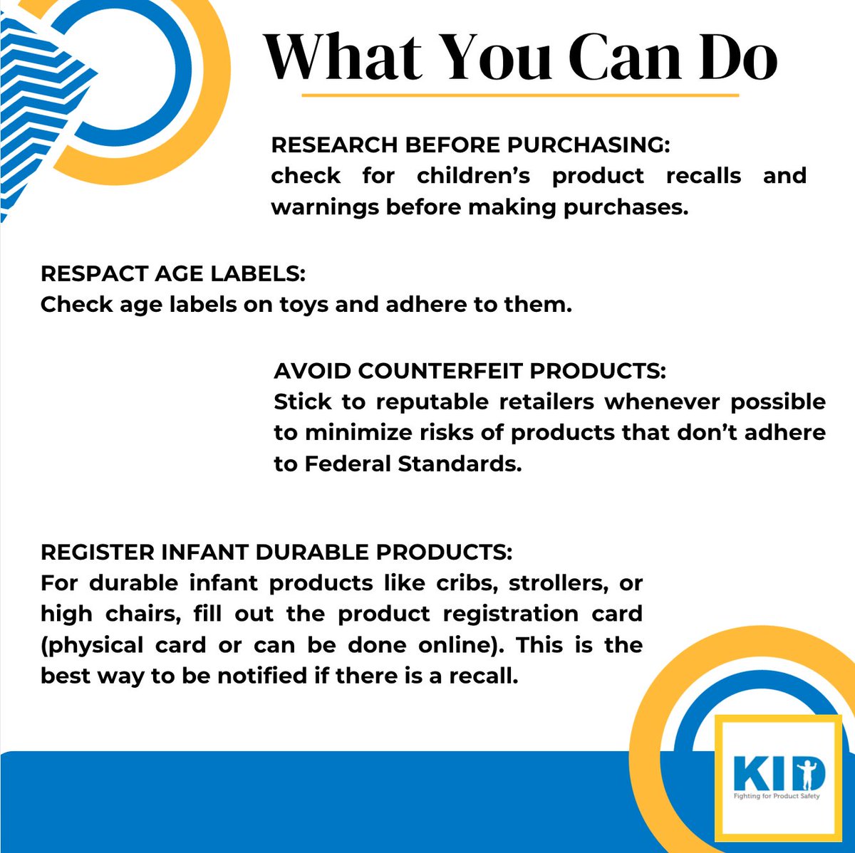 Read our new shopping safety guide for this holiday season! Here are a few highlights from our report.
link: kidsindanger.org/wp-content/upl…