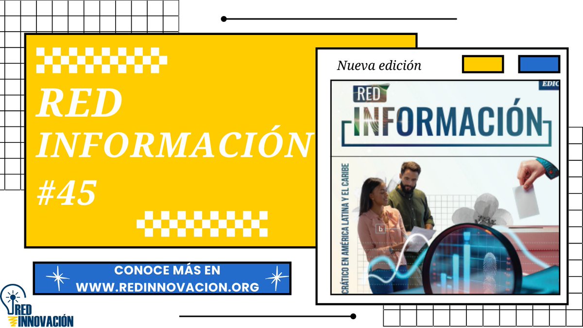 Ya está disponible nuestra Ed. 45 de Red Información 🚀, donde encontrarás artículos sobre el análisis forense electoral, la boleta electoral en Colombia, la participación de la juventud y mucho más 🤓. Léela completa en bit.ly/3Ogh6bk