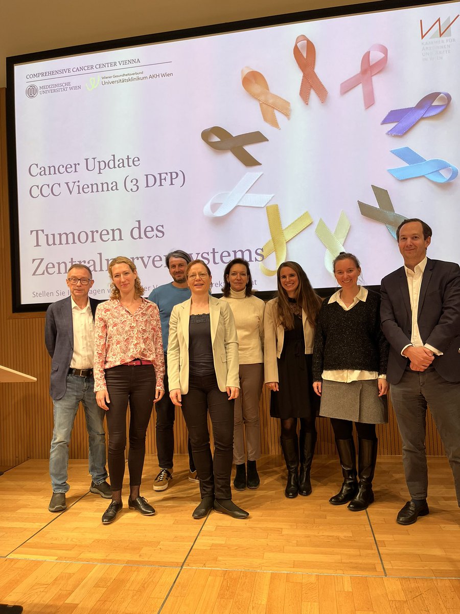 CCCVienna's tweet photo. Großartiges Programm und großartiger Team Spirit bei unserem gestrigen Cancer Update #ZNS #Tumoren 
#Hirntumoren CCCVienna von @MedUni_Wien und #AKH https://t.co/Eaxh3hXzEF