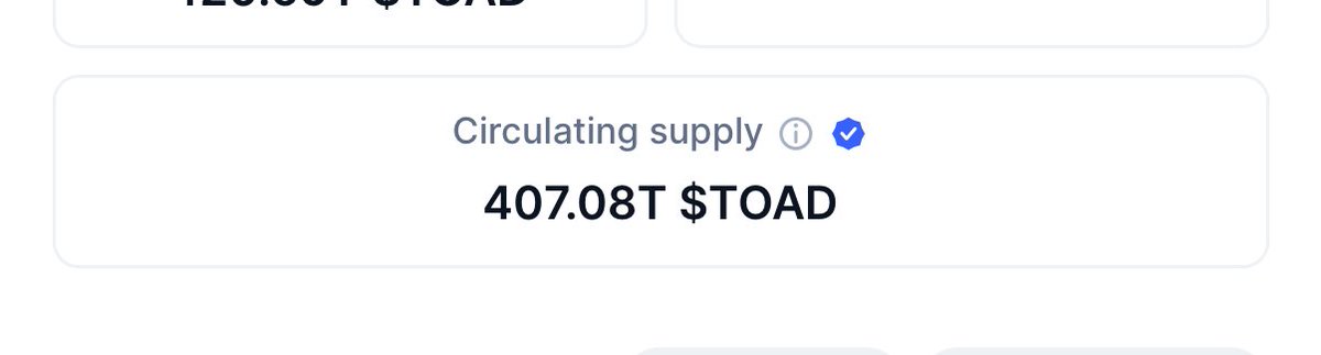 As promised, our circulating supply has been verified on CMC, and we are now top 1479 in all tokens listed on coinmarketcap. 
We never stop 🐸