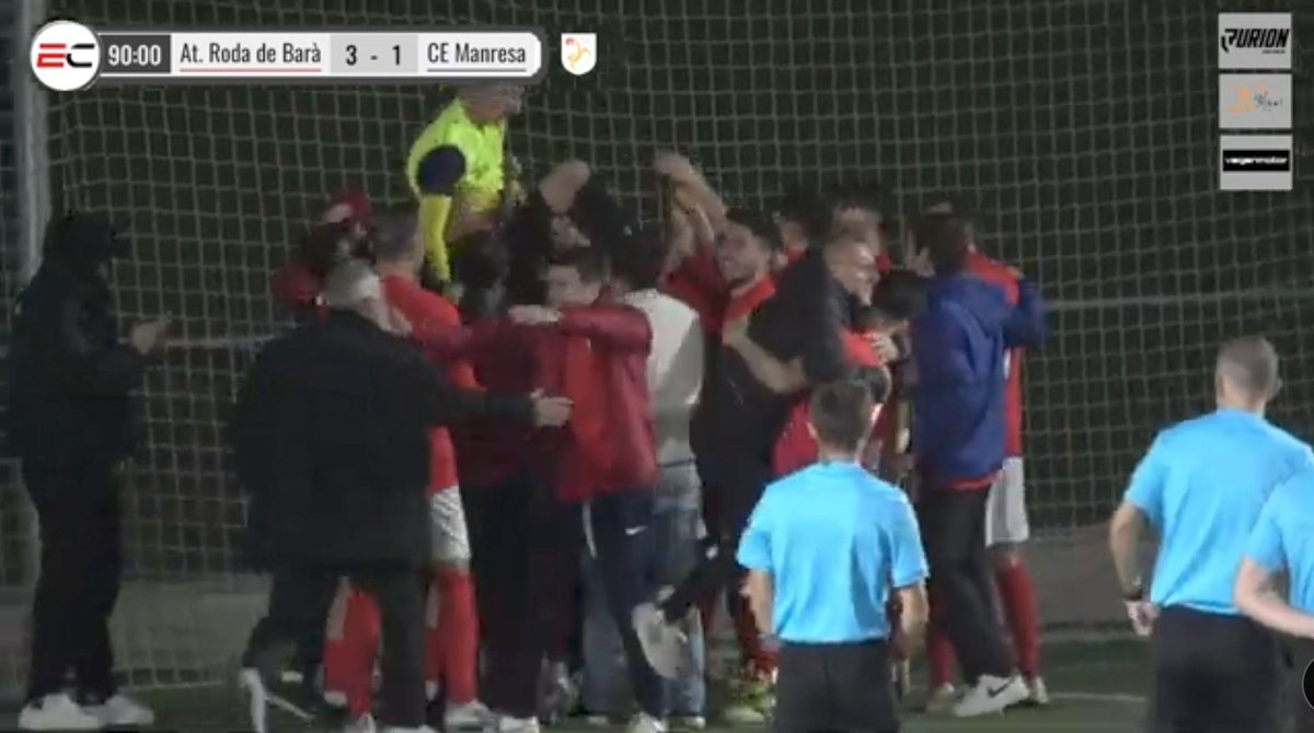 S'ha fet esperar però el Roda de Barà supera als penals també al Manresa (abans havien caigut Vilanova i l'Hospitalet) i supera una ronda més a Copa Catalunya. Carai amb la #2Cat6