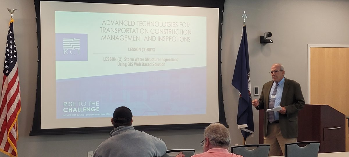 Invited by the Virginia Department of Transportation’s (<a href="/VaDOT/">VDOT</a>) Hampton Roads District, KCI provided VDOT employees with a Lunch and Learn on advanced technologies for #transportation construction management and inspection.