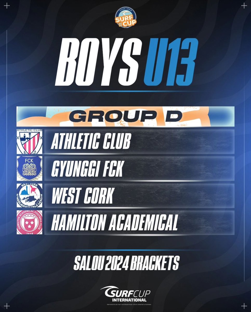 AcciesFCAcademy's tweet image. Next week our U11, U12, U13 and U14 squads head to Spain to participate in the Surf Cup!
#AcciesAcademy
🔴⚪️⚽️🏆🇪🇸