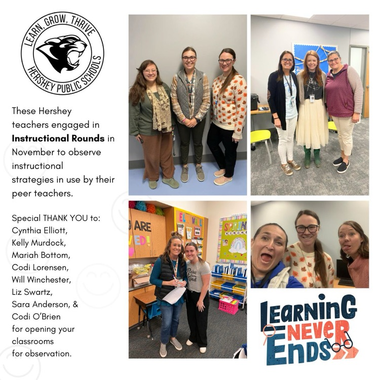 As we enter this season of gratitude, we are especially thankful for all of our wonderful teachers who work diligently and continuously to help our students learn, grow, and thrive. This particular group spent a day in November learning from each other!