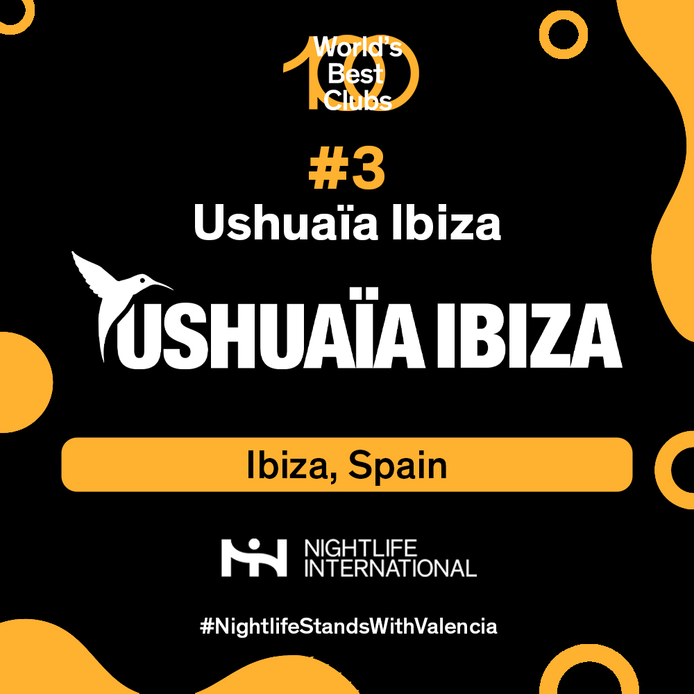🌴 <a href="/ushuaiaibiza/">Ushuaïa Ibiza Official</a> 🇪🇸 ranks #3! Known for daytime pool parties and open-air productions.

#TheWorlds100BestClubs2024 #GoldenMoonAwards #NightlifeStandsWithValencia