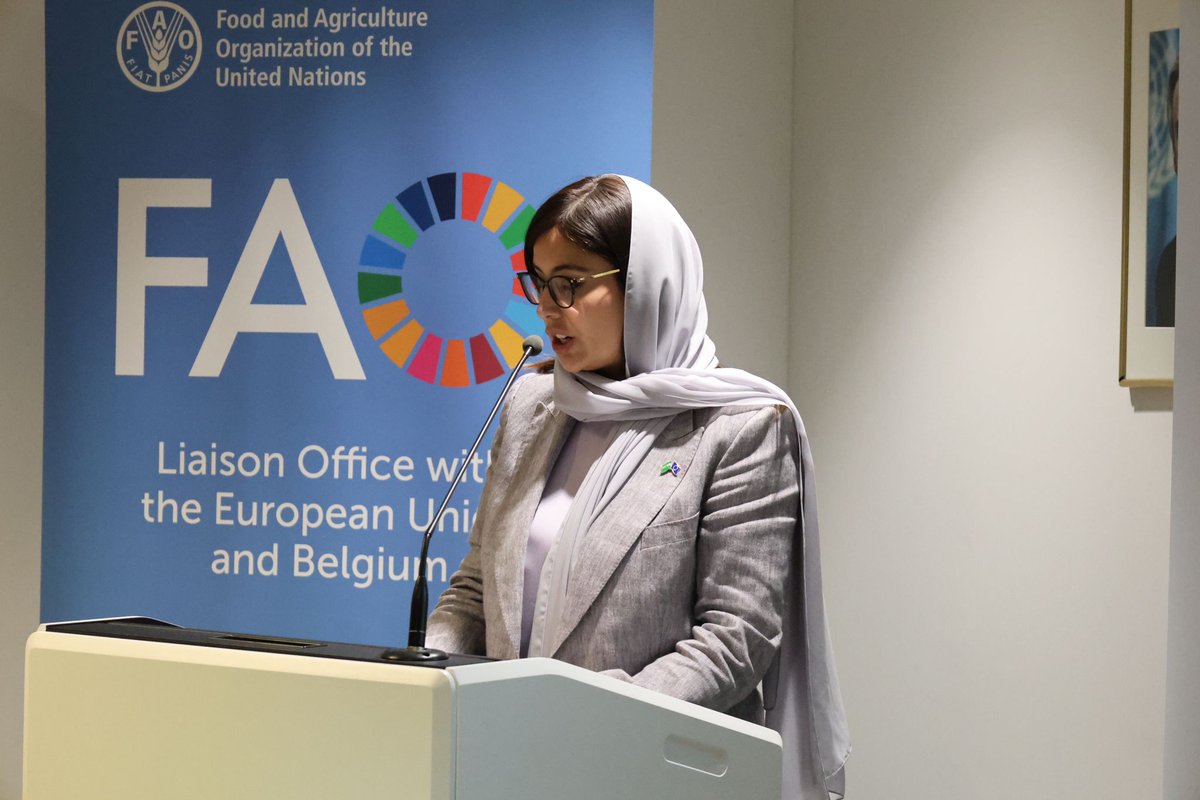 FAOBrussels's tweet photo. @Raschad_AK @maumartina @LI_Lifeng_FAO @FAOLandWater @UNCCD @UNEP_Europe @UNinBrussels @Cop16Riyadh @KSAmissionEU @EU_ENV @EU_Partnerships A special thank you also to @KSAmissionEU, @EU_ENV &amp; our distinguished guests &amp; speakers for joining us ahead of #UNCCDCOP16 to advocate for more investments &amp; action to restore land &amp; boost drought resilience for the benefit of people &amp; planet. #UNITED4LAND #4Betters https://t.co/gQ8usxd3w6