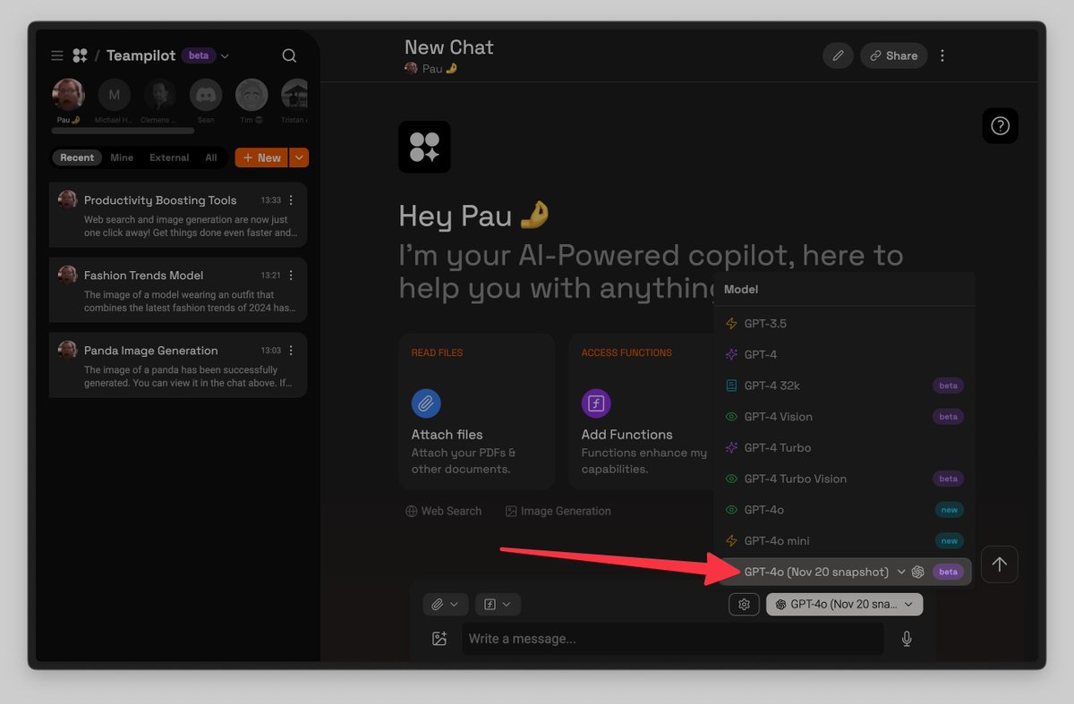Teampilot AI - AI Workspace for Enterprises tweet media
