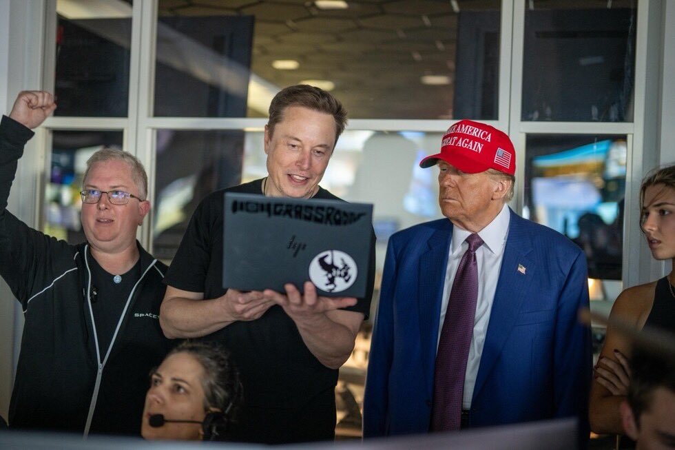 Congratulations, Elon!

Donald Trump Truth Social 01:36 PM EST 11/20/24 <a href="/realDonaldTrump/">Donald J. Trump</a>