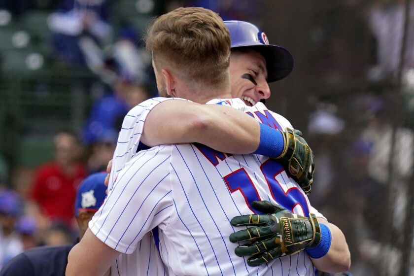 DOM_Frederic's tweet image. patrick wisdom has been DFA’d, ending a fever dream tandem that kept a fanbase above water to end 2021. never forget the moments we had. cubs for life