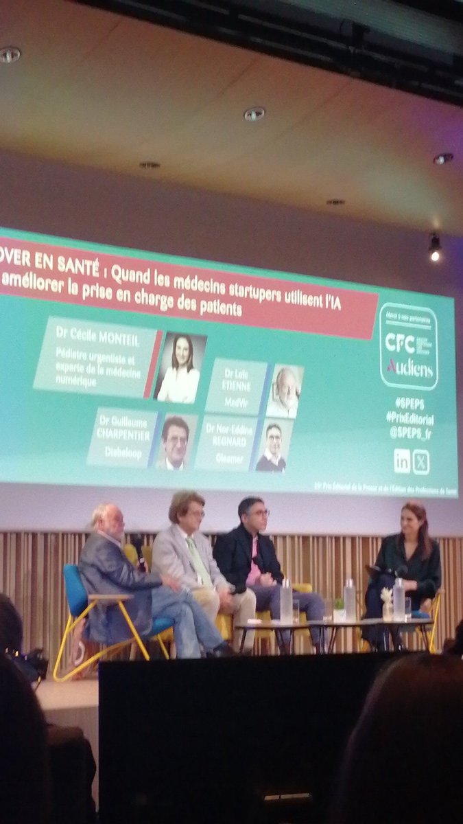 #prix editorial Syndicat de la #presse et #edition des professions de #sante <a href="/speps_fr/">SPEPS</a> : #innover en #sante : quand les #medecin #startupers utilisent l #ia pour ameliorer la prise en charge du #patient #speps #prixEditorial <a href="/TandemCom_Sante/">Tandem Com Santé</a> <a href="/FestiComSante/">Festival de la Communication Santé</a>