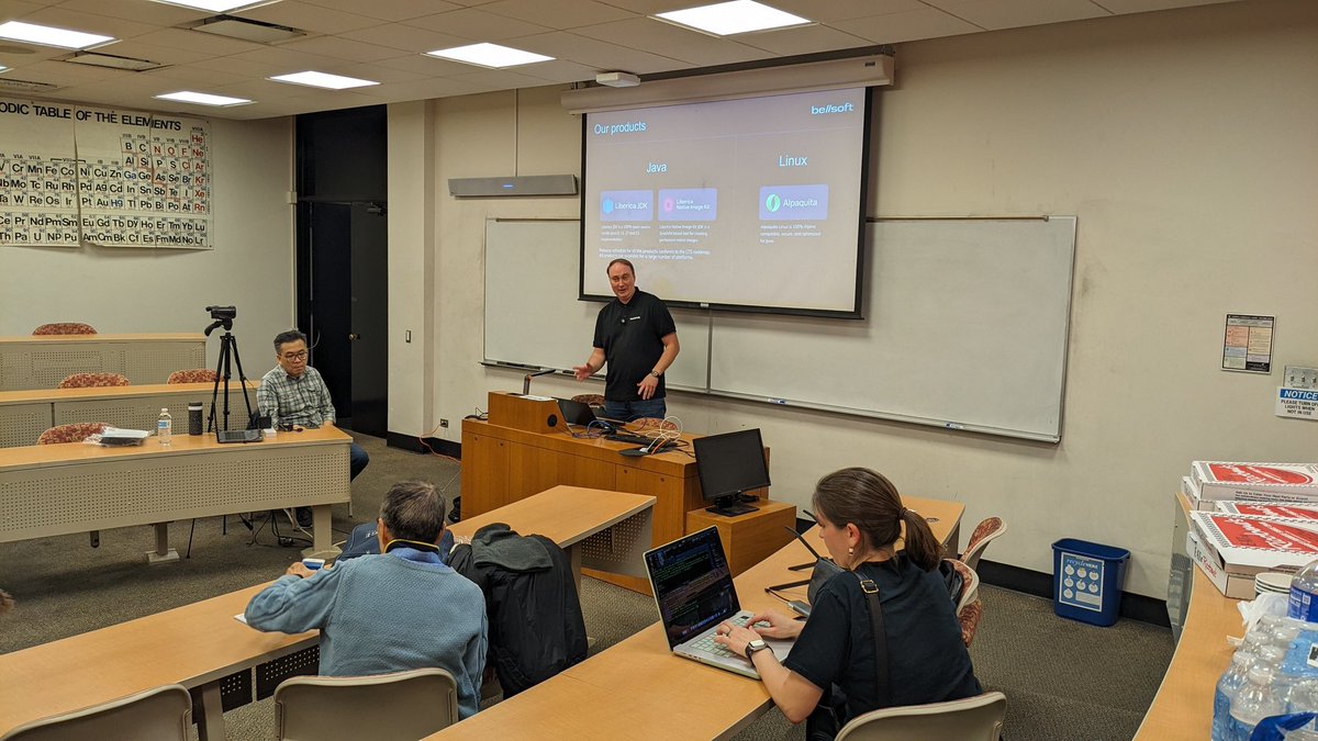 mgrygles's tweet image. Our second speaker @cjug last evening: the amazing @dchuyko #debug #NativeJava #JVM #GraalVM #bellsoftware