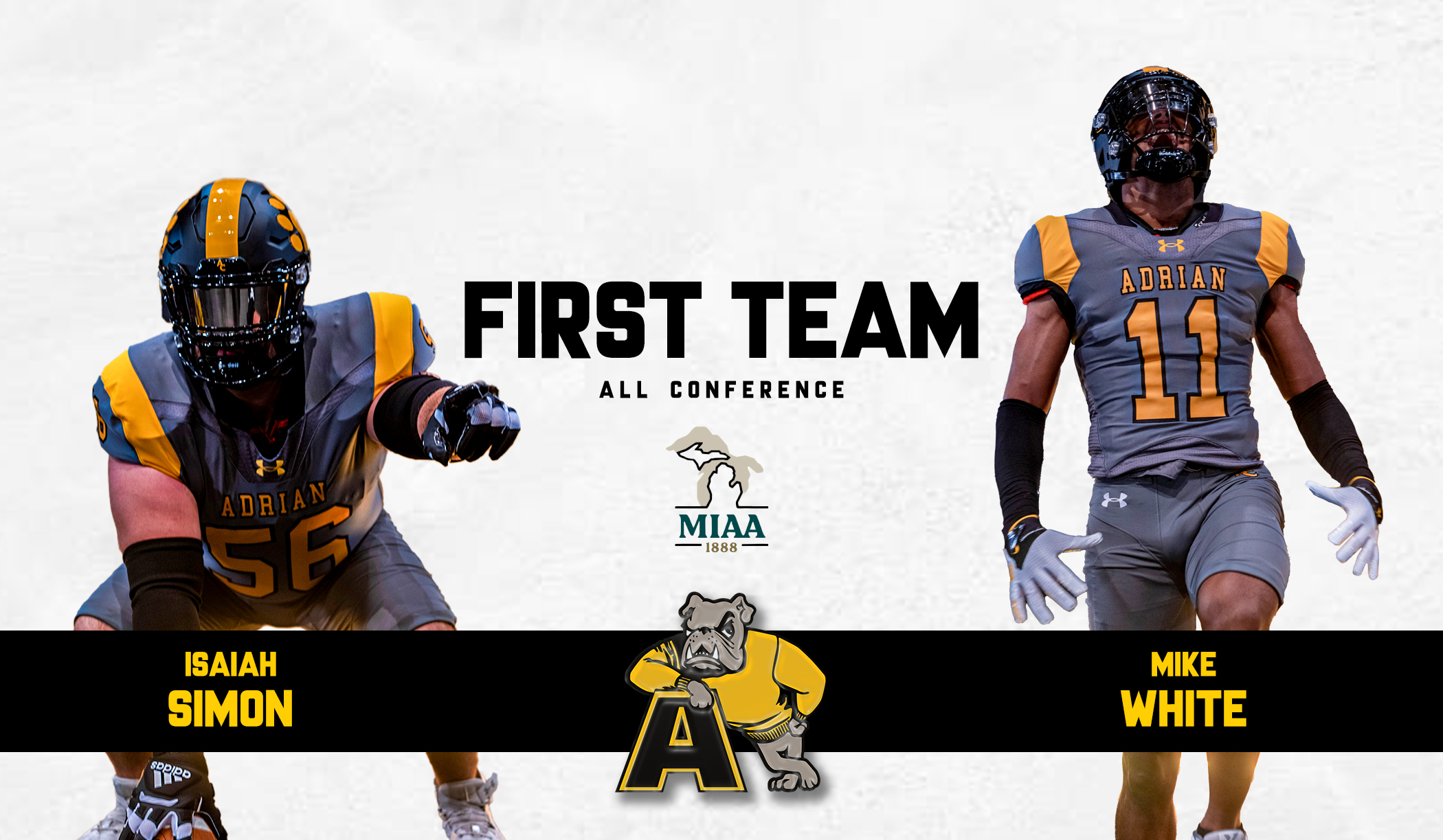 Adrian college football discount
