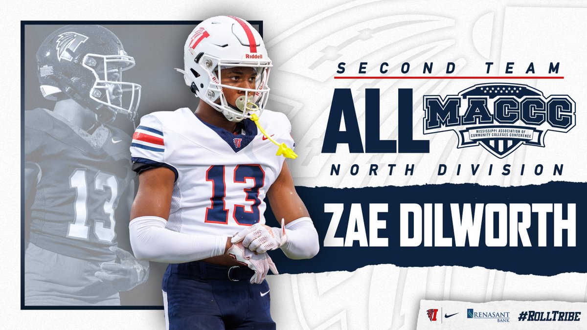 Congratulations to Zae Dilworth on being named Second Team All-MACCC North Division! #RollTribe #ICCFB