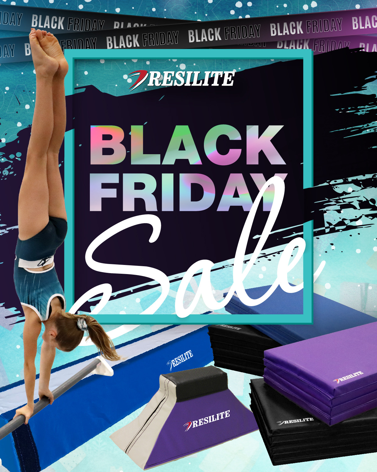 on X Black Friday Gymnastics Cheer Sale Perfect Christmas Gifts for at home training Shop now https t ZsFhnUAuhY No code needed. Act fast these deals won t last Resilite BlackFridayDeals