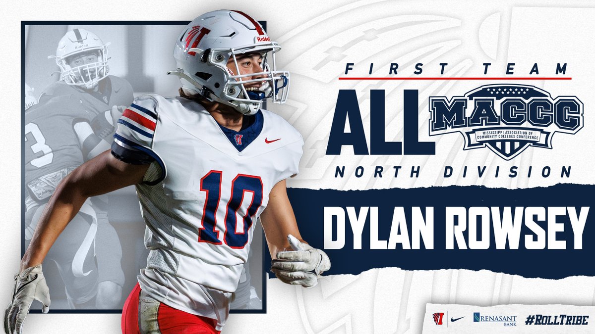 Congratulations to Dylan Rowsey on being named First Team All-MACCC North Division! #RollTribe #ICCFB