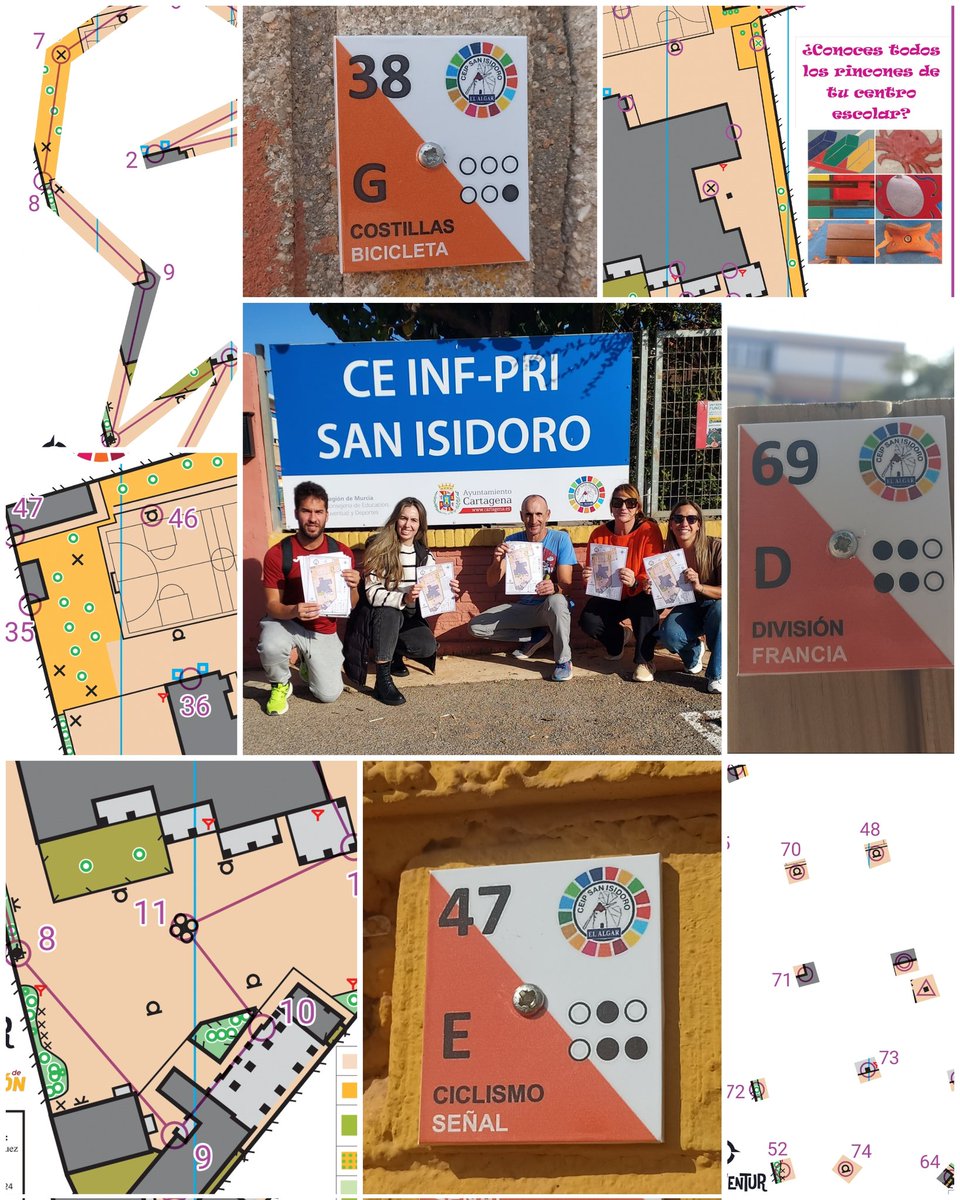 📢El CEIP San Isidoro de #ElAlgar #Cartagena ya cuenta con un Circuito Permanente de Orientación como espacio deportivo-educativo para desarrollar el contenido de orientación🧭🗺️a través de una multitud de actividades🏃‍♀️🏃‍♂️así como para trabajar otros contenidos 📏

¡Gracias!👏👏