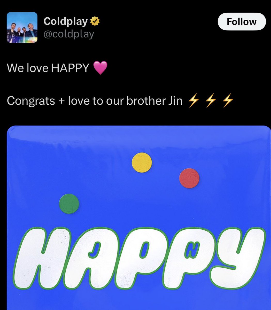 tksovers's tweet photo. Coldplay and Coldplayers 🫂♡ https://t.co/Ugg3E4elbT