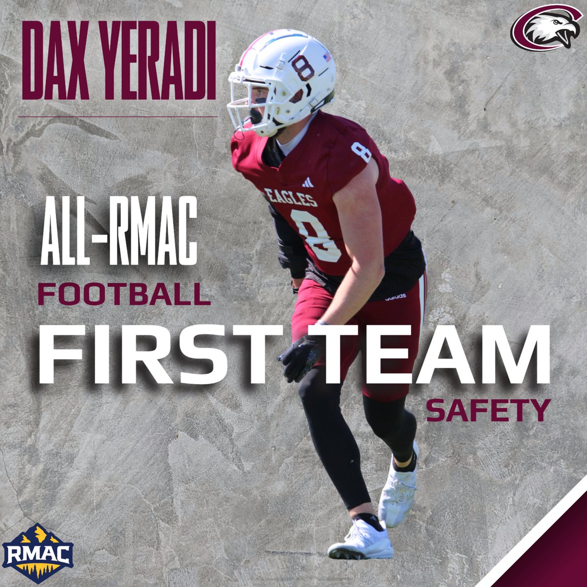 FOOTBALL AWARDS: Chadron State football was well represented on the RMAC's all-conference teams announced Wednesday. 

Congratulations to CSC's two first-team honorees, defensive end Hunter O'Connor and safety Dax Yeradi!