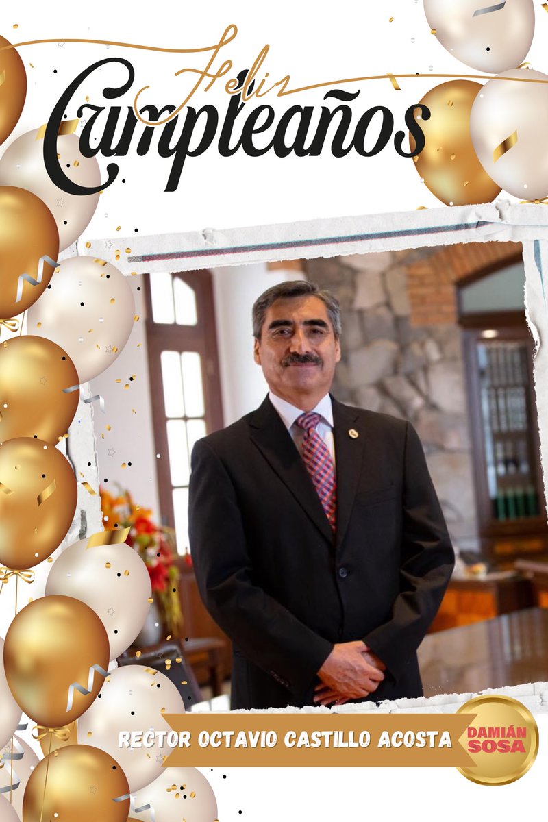 Extiendo una afectuosa felicitación a Octavio Castillo, rector de la Universidad Autónoma del Estado de Hidalgo, en este día tan especial. Su liderazgo académico y compromiso con la educación son pilares fundamentales para el desarrollo de nuestro estado. ¡Muchas felicidades!