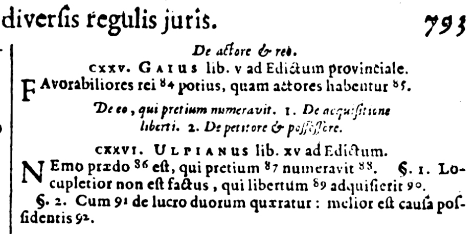 wolflawlibrary's tweet photo. But ultimately, Coke's maxim seems to be a blend of two rules from the 'Digest' of Justinian (D 50.17.126, and D 50.17.154): https://t.co/BBpsPUVE3X https://t.co/18gOimBzM1
