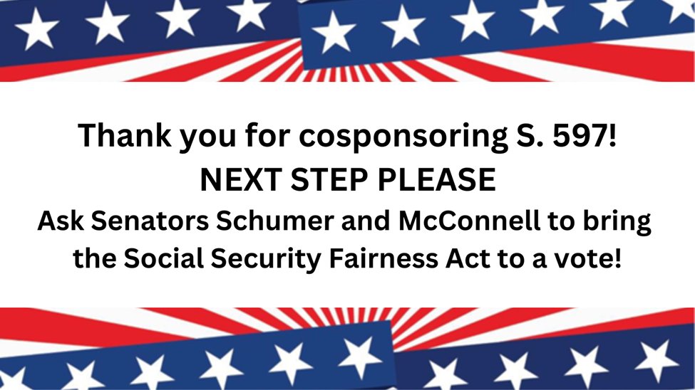 RepealWEP_GPO's tweet image. @SenGillibrand
@SenatorHassan
@MartinHeinrich
@SenatorHick
@maziehirono
@timkaine
@SenMarkKelly
@SenJohnKennedy

It's time to #EliminateWEPGPO. Please help bring the Social Security Fairness Act forward!

#EliminateWEPGPO_2024
#SupportSocialSecurityFairnessAct