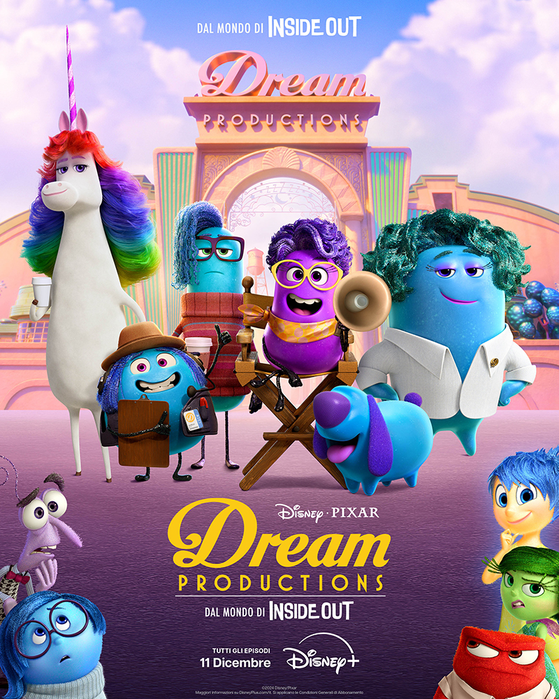 Eeee AZIONE! Ecco a voi il nuovo poster di #DreamProductions, la nuovissima miniserie in quattro episodi di Disney e Pixar. Disponibile dall'11 Dicembre solo su <a href="/DisneyPlusIT/">Disney+ IT</a>. #DisneyPlus