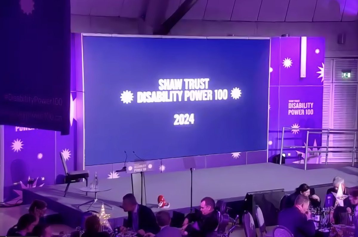 Excited to share snapshots of the livestream of the #disabilitypower100 and recognise the work of the amazing people who are being honoured tonight - including our very own Co-Chair Kate Smyth!