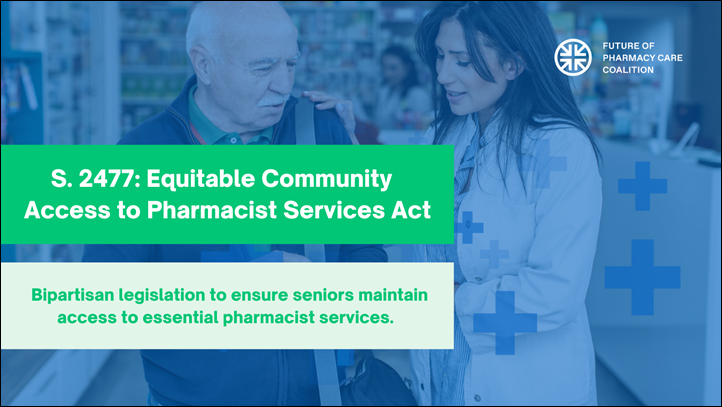 We applaud <a href="/SenJohnThune/">John Thune</a> and <a href="/MarkWarner/">Mark Warner</a> for championing #S2477 to ensure senior access to prompt and essential pharmacist services. We are proud to work alongside you on this critical patient effort. bit.ly/Act-Now-On-S24…