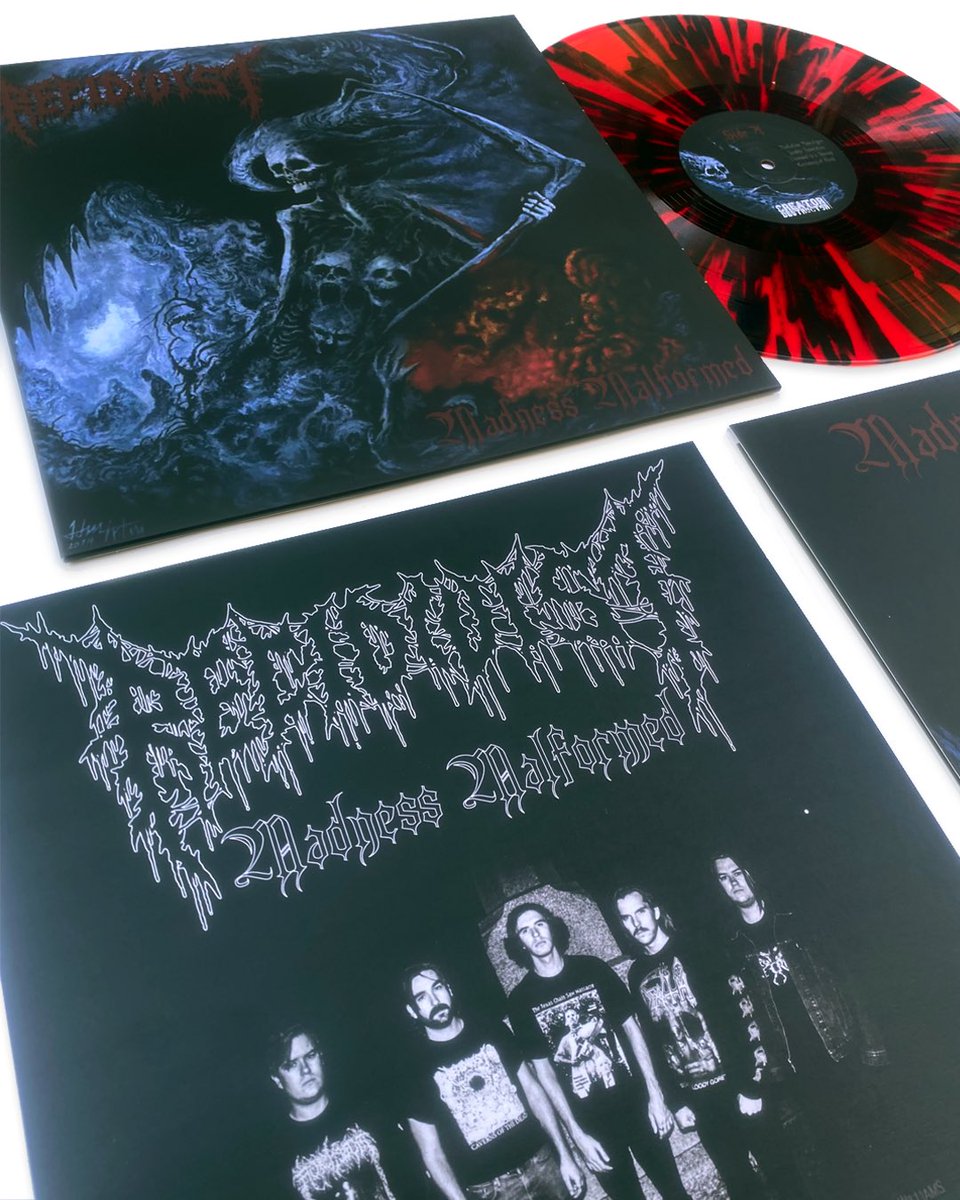 RECIDIVIST “Madness Malformed” preorders have all shipped out!  These LPs came out amazing, and this 1st pressing is running low already, get your copy at creatordestructor.com before they’re gone!