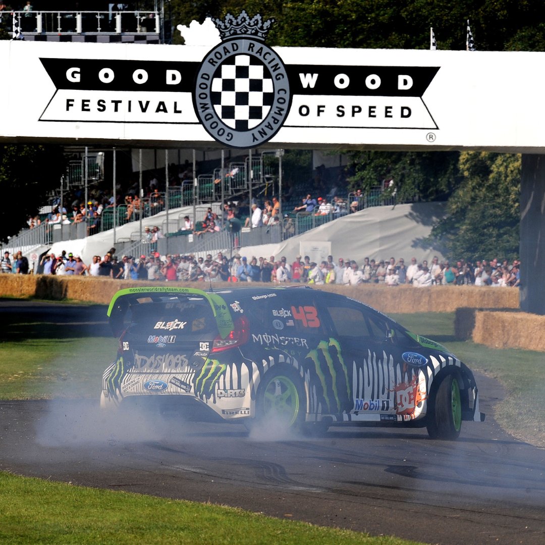 GoodwoodRRC's tweet photo. On this day in 1967, the American rally driver Ken Block was born. Block began his rallying career in 2005 and went on to form the Hoonigan Racing Division at the beginning of 2010 as a platform for him to compete at world championship level. He was the ‘Head Hoonigan in Charge’. He competed in Rally America, RallyCross and a total of 6 seasons of the World Rally Championship. Block has a special place in the hearts of Goodwood as we saw him on the #FOS Hill a few times during his career, bringing most of his mad creations and leaving audiences awestruck at the spectacle of his balletic performances. #kb43ver