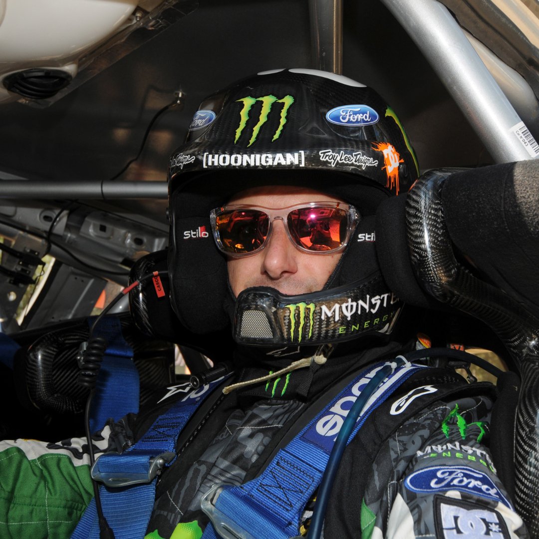 GoodwoodRRC's tweet photo. On this day in 1967, the American rally driver Ken Block was born. Block began his rallying career in 2005 and went on to form the Hoonigan Racing Division at the beginning of 2010 as a platform for him to compete at world championship level. He was the ‘Head Hoonigan in Charge’. He competed in Rally America, RallyCross and a total of 6 seasons of the World Rally Championship. Block has a special place in the hearts of Goodwood as we saw him on the #FOS Hill a few times during his career, bringing most of his mad creations and leaving audiences awestruck at the spectacle of his balletic performances. #kb43ver