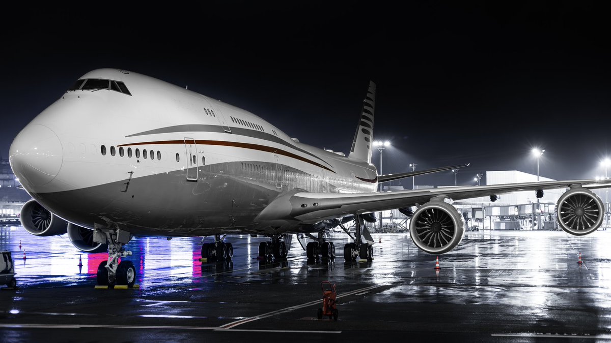 HugoFraca's tweet image. P4-HBJ arrivée dimanche à CDG  est reparti pour Doha cet après-midi