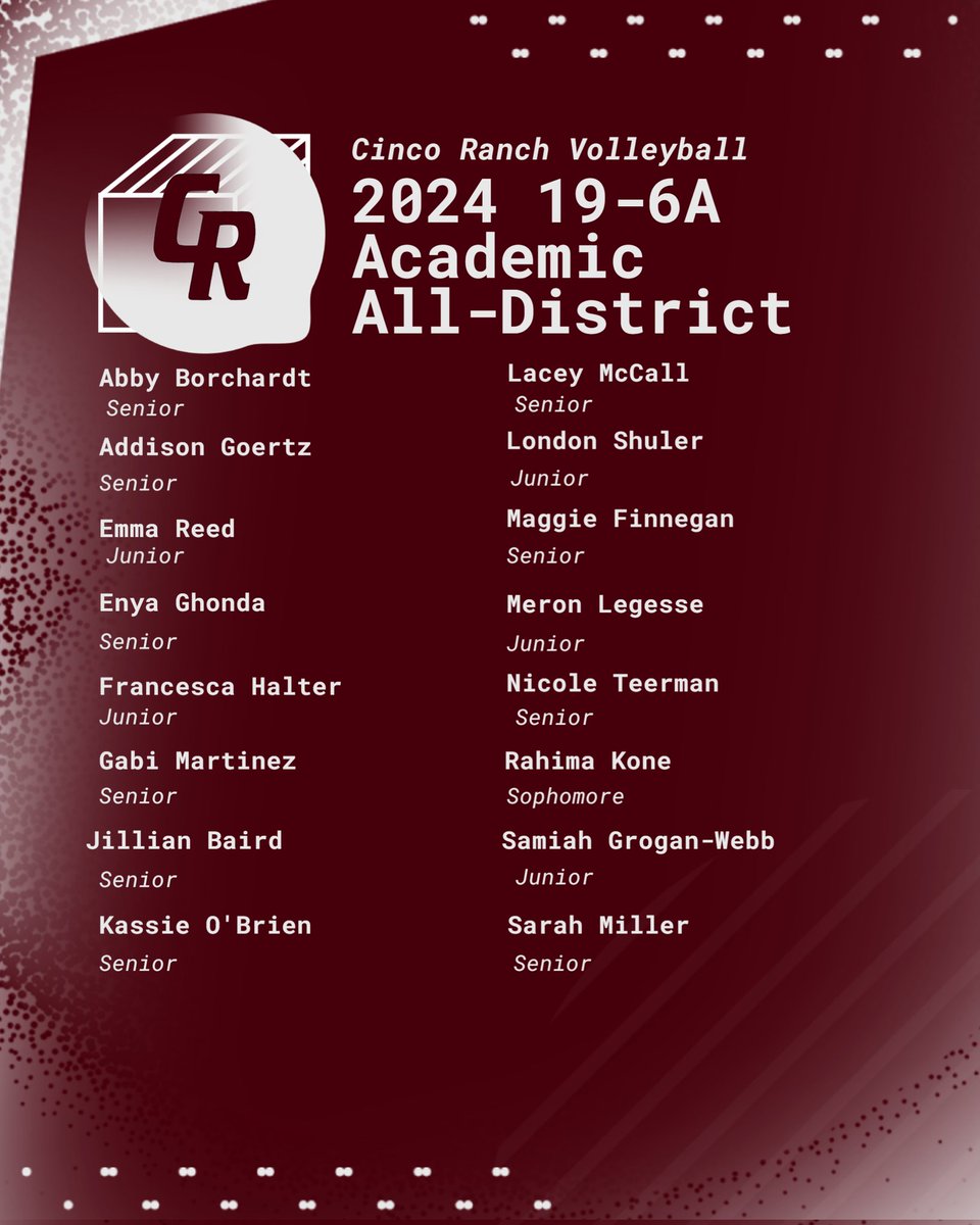 Congratulations to these Cougars for killin' on the court and in the classroom!
❤️🖐🏐
#cpoe
