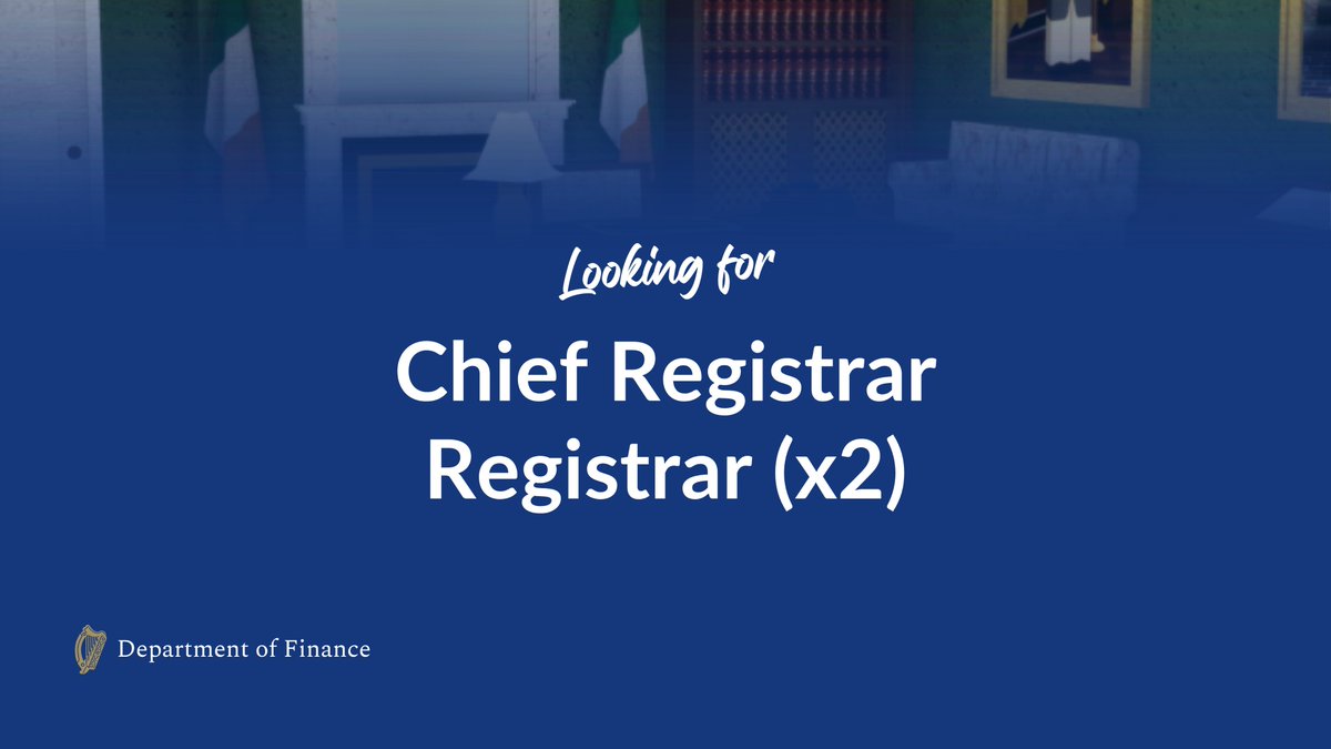 💼 The Department of Finance is looking for people who are interested in taking up jobs as either Chief Registrar or Registrar. 

As a Registrar, you are expected to deal with tickets relating to business registration and more, while maintaining an impartial perspective.
