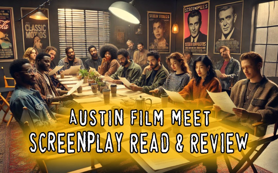 AustinFilmMeet's tweet photo. TONIGHT!! ONLINE - WED, NOV 20 - Join us for a table read &amp; deep discussion of short screenplays for AFM's Short Film Challenge. Sharpen your skills or practice acting w/a strong community of film people. All welcome. FREE. RSVP:  https://t.co/9x02WHVKoj https://t.co/7QnrmbUbIs