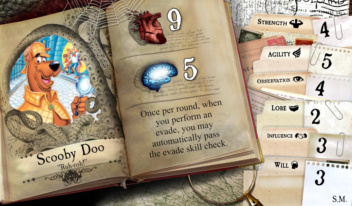 Carl Wilson (@cdwilson) on Twitter photo Keeping up with my geek credentials today by making custom Scooby Doo investigator cards for Mansions of Madness. πΆπ΅πΌββοΈ #FantasyFlight #MansionsofMadness #Scoob Keeping up with my geek credentials today by making custom Scooby Doo investigator cards for Mansions of Madness. πΆπ΅πΌββοΈ #FantasyFlight #MansionsofMadness #Scoob