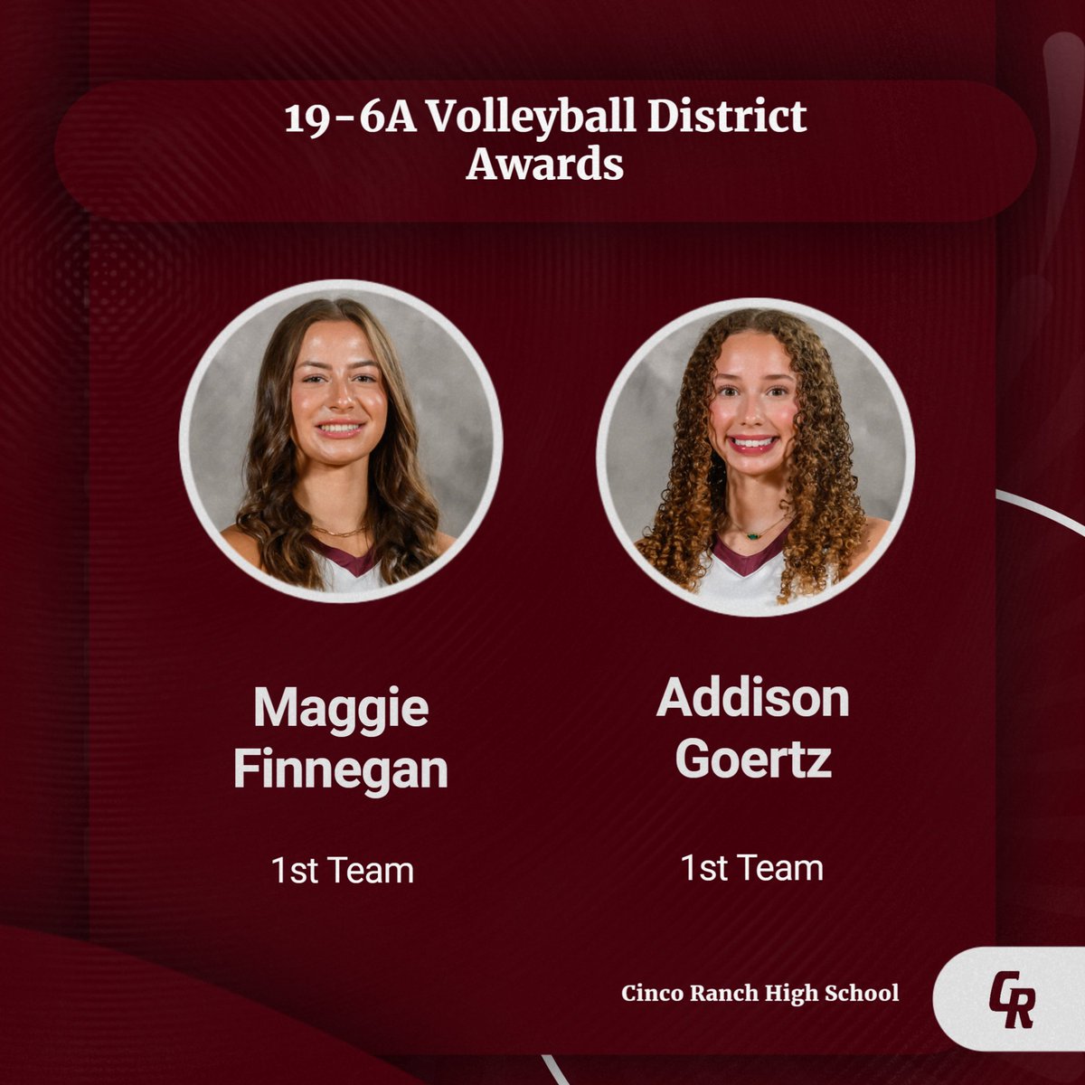 Congratulations, Maggie &amp; Addison!
❤️🖐🏐
#cpoe
