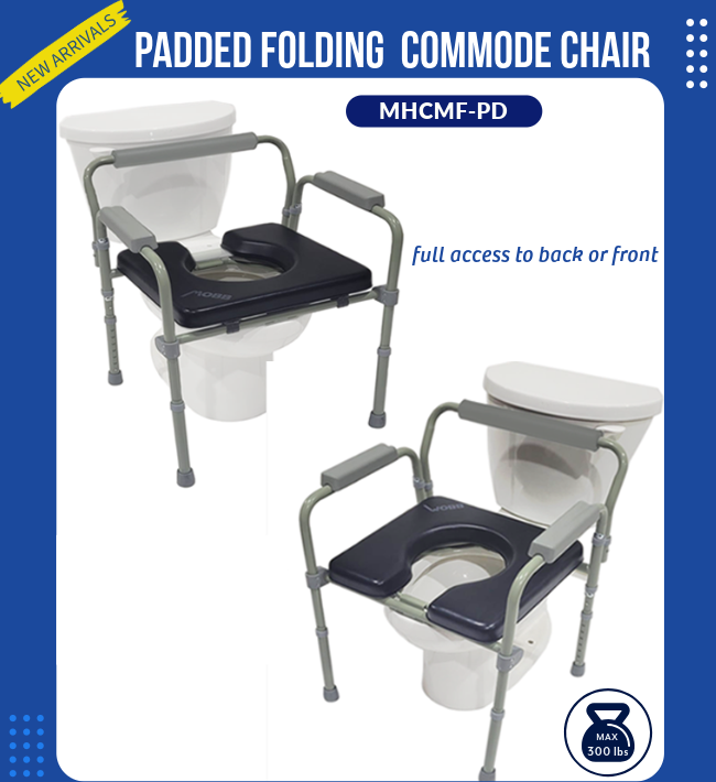 MOBBhhc's tweet image. Padded Folding Commode Chair: MHCMF-PD
✔️ Padded seat w/full front &amp;amp; back access
✔️ Height adjustable &amp;amp; foldable for easy storage
✔️ Perfect for travel &amp;amp; limited spaces! 🚻
Visit: mobbhhc.com/product-padded…
#Healthcare #CommodeChair #MobilityAid #eldercare