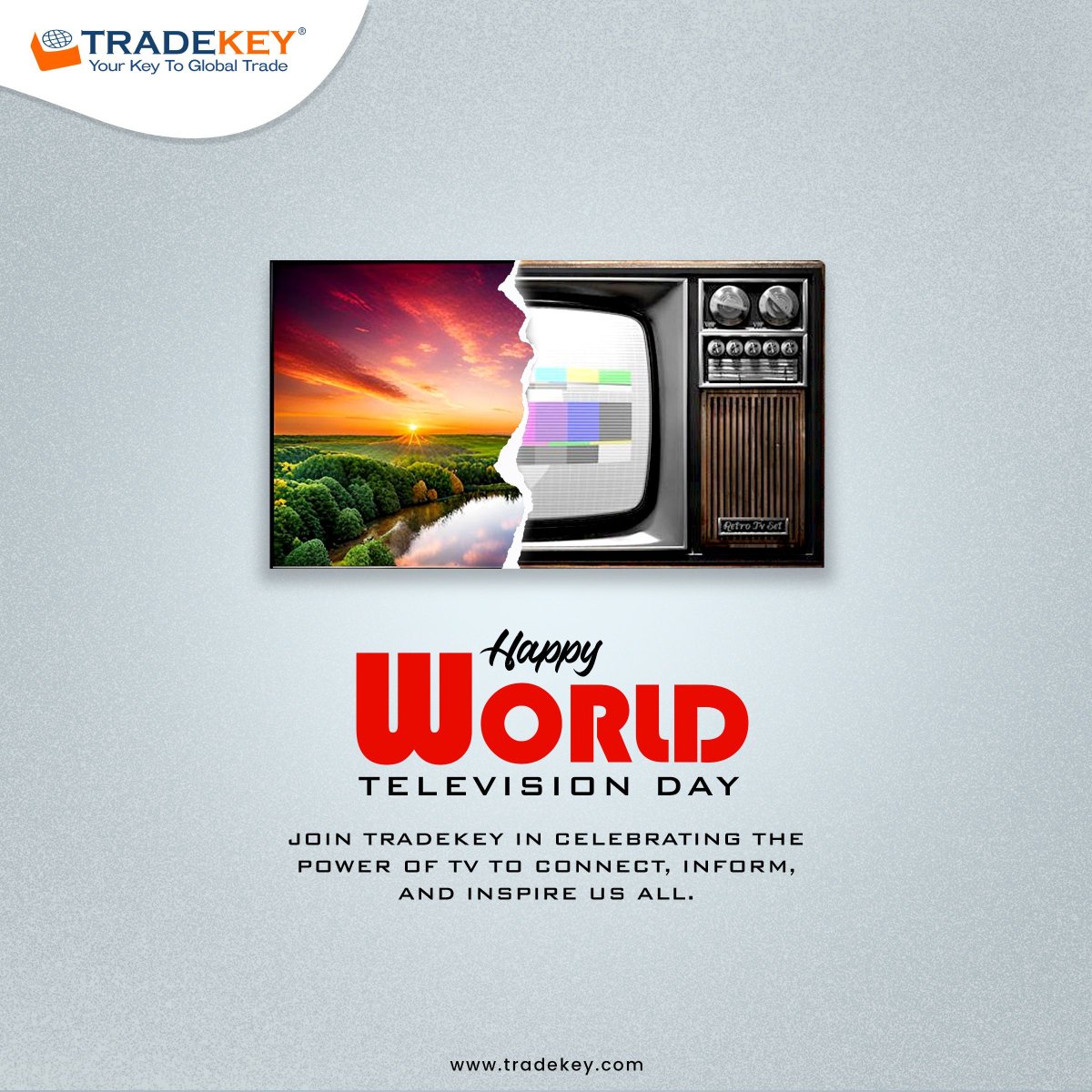 Happy World Television Day from TradeKey! Join us in exploring a world of TV suppliers and buyers—connecting opportunities and inspiring partnerships! 
visit now 
tradekey.com/Televisions_pi… 
#worldtelevisionday #tradekeytv #connectwithtradekey #inspirewithtv #tradekeyconnections