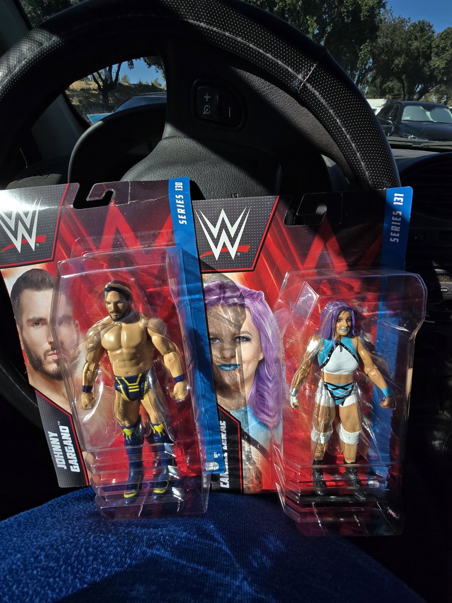 Finally broke down and got the figures of my favorite wrestling couple <a href="/JohnnyGargano/">Johnny Gargano</a> and <a href="/CandiceLeRae/">Candice LeRae</a>.