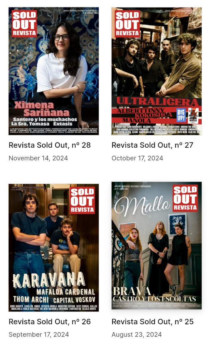 danipach__'s tweet image. Mola mucho hacer balance de vez en cuando en clave @revistasoldout y ver la de cosas chulas que hemos hecho poco a poco en el último año y medio ♥️
issuu.com/revistasoldout