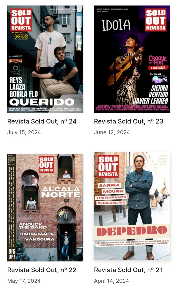 danipach__'s tweet image. Mola mucho hacer balance de vez en cuando en clave @revistasoldout y ver la de cosas chulas que hemos hecho poco a poco en el último año y medio ♥️
issuu.com/revistasoldout