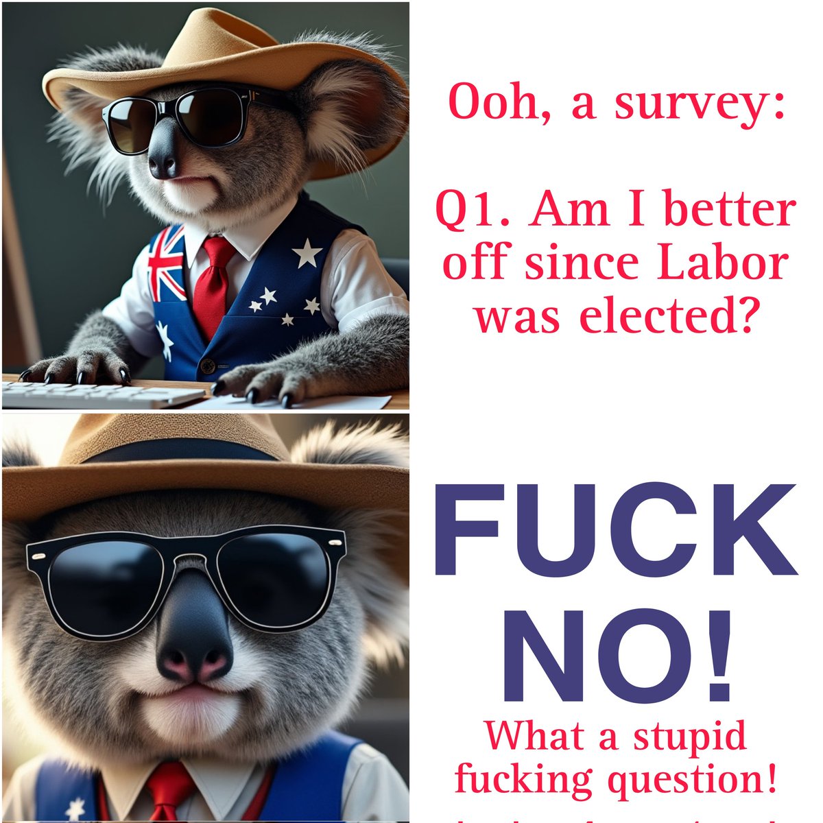 hammerofleft's tweet photo. Good morning Aussies.
Are you better off? https://t.co/T5JkIkv4vZ